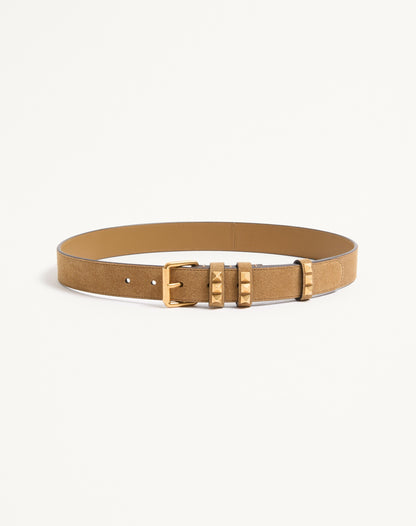 Rockstud Belt In Suede 30 Mm