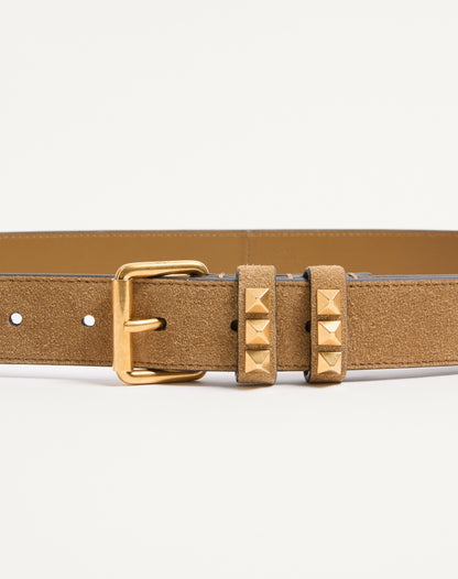 Rockstud Belt In Suede 30 Mm