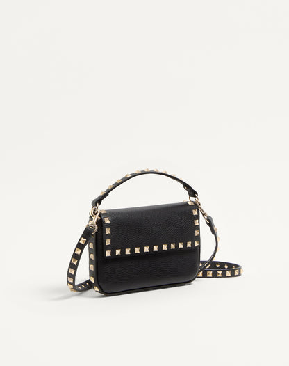 Rockstud Grainy Calfskin Pouch