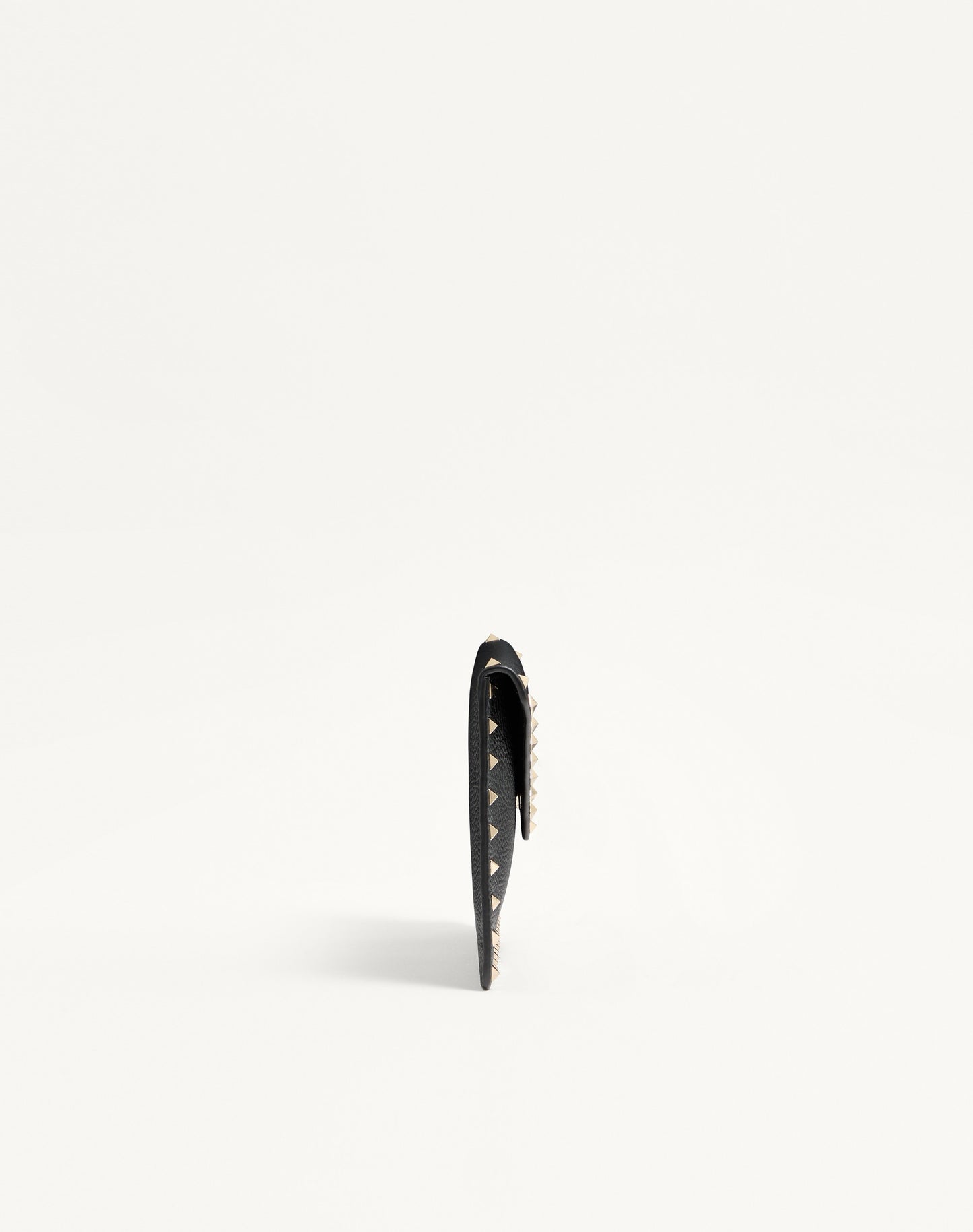 Rockstud Grainy Calfskin Pouch