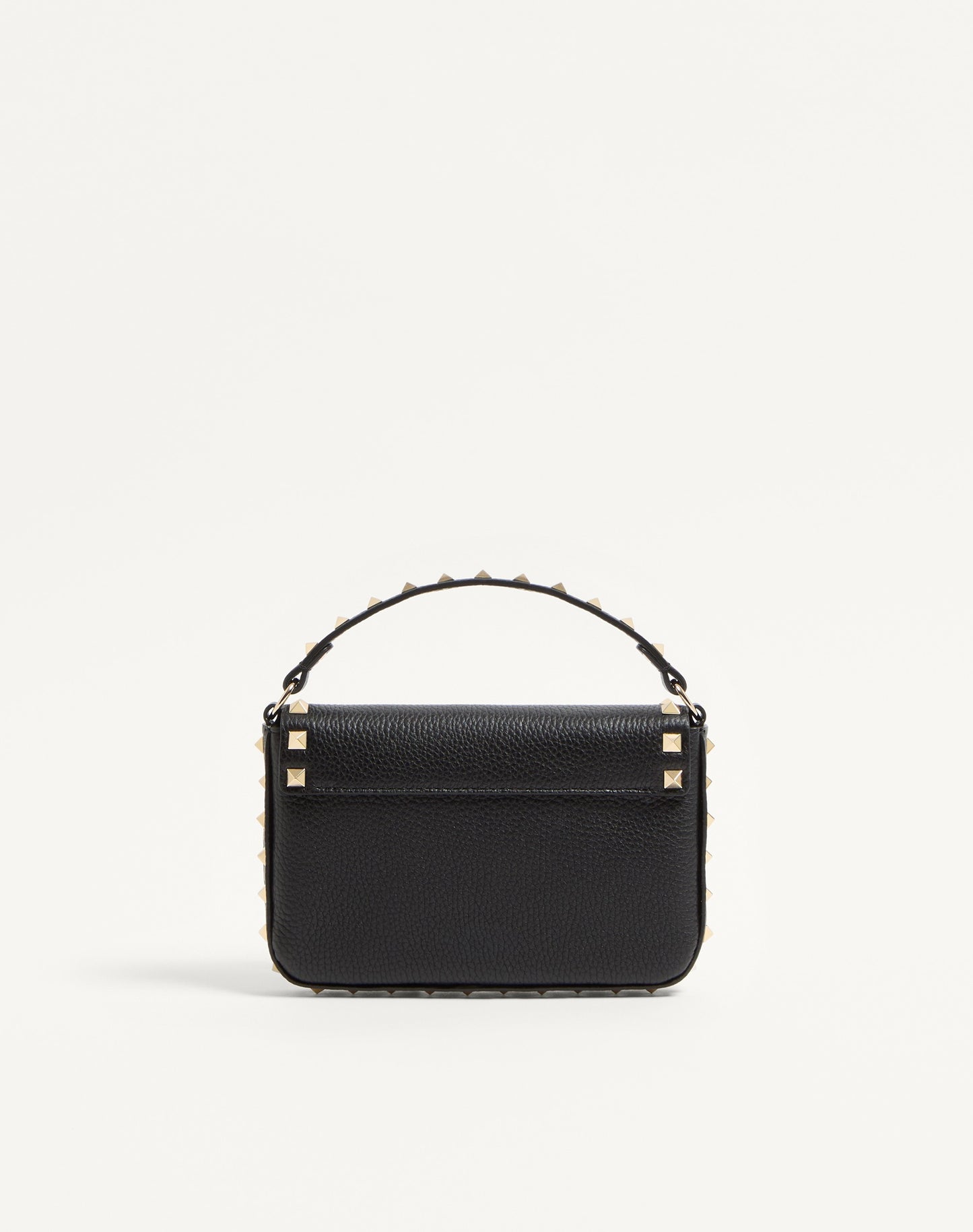 Rockstud Grainy Calfskin Pouch