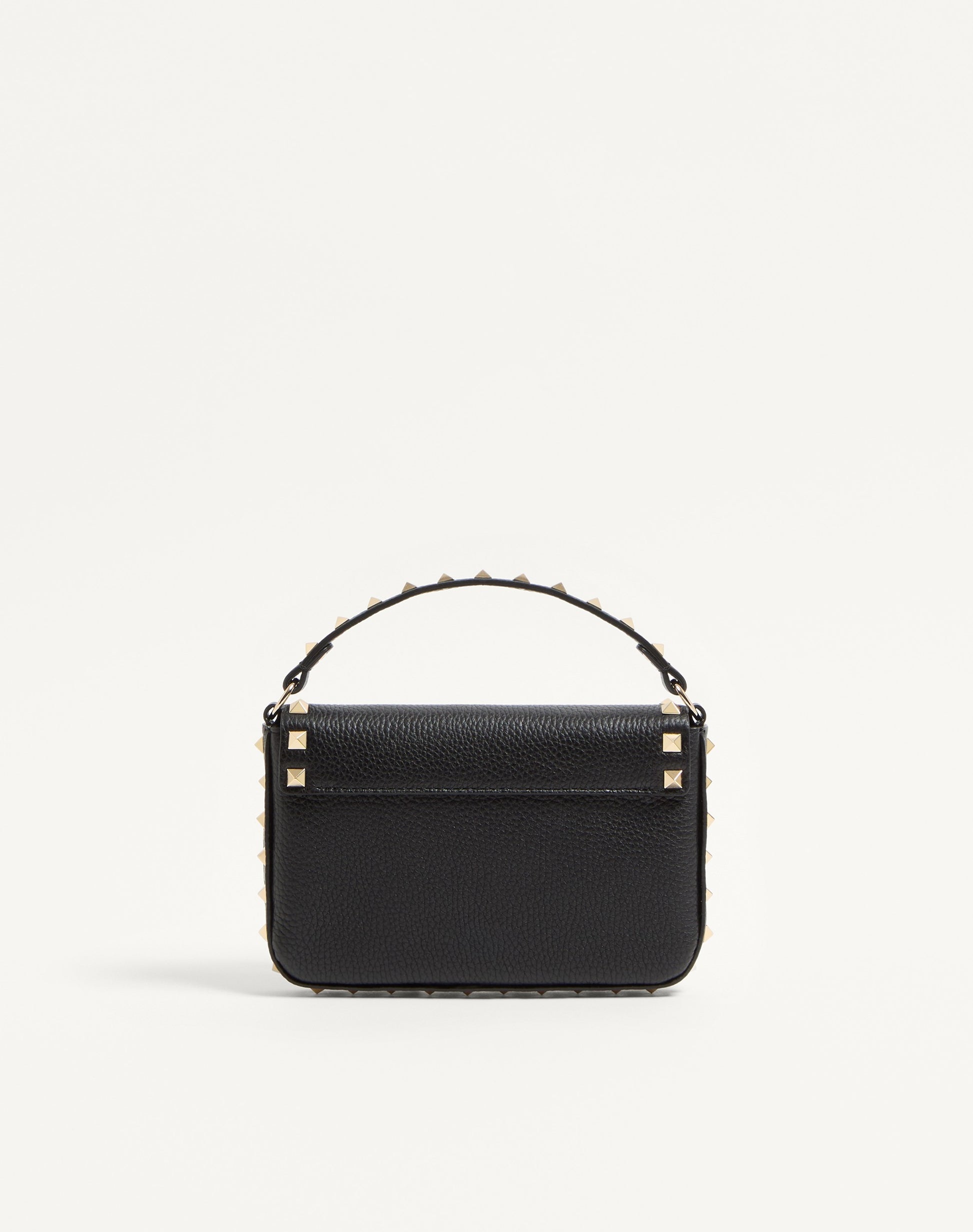 Rockstud Grainy Calfskin Pouch