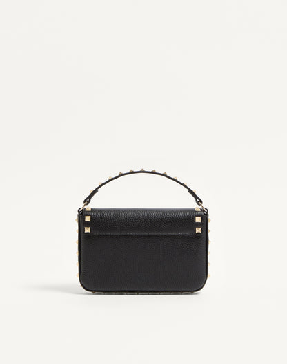 Rockstud Grainy Calfskin Pouch