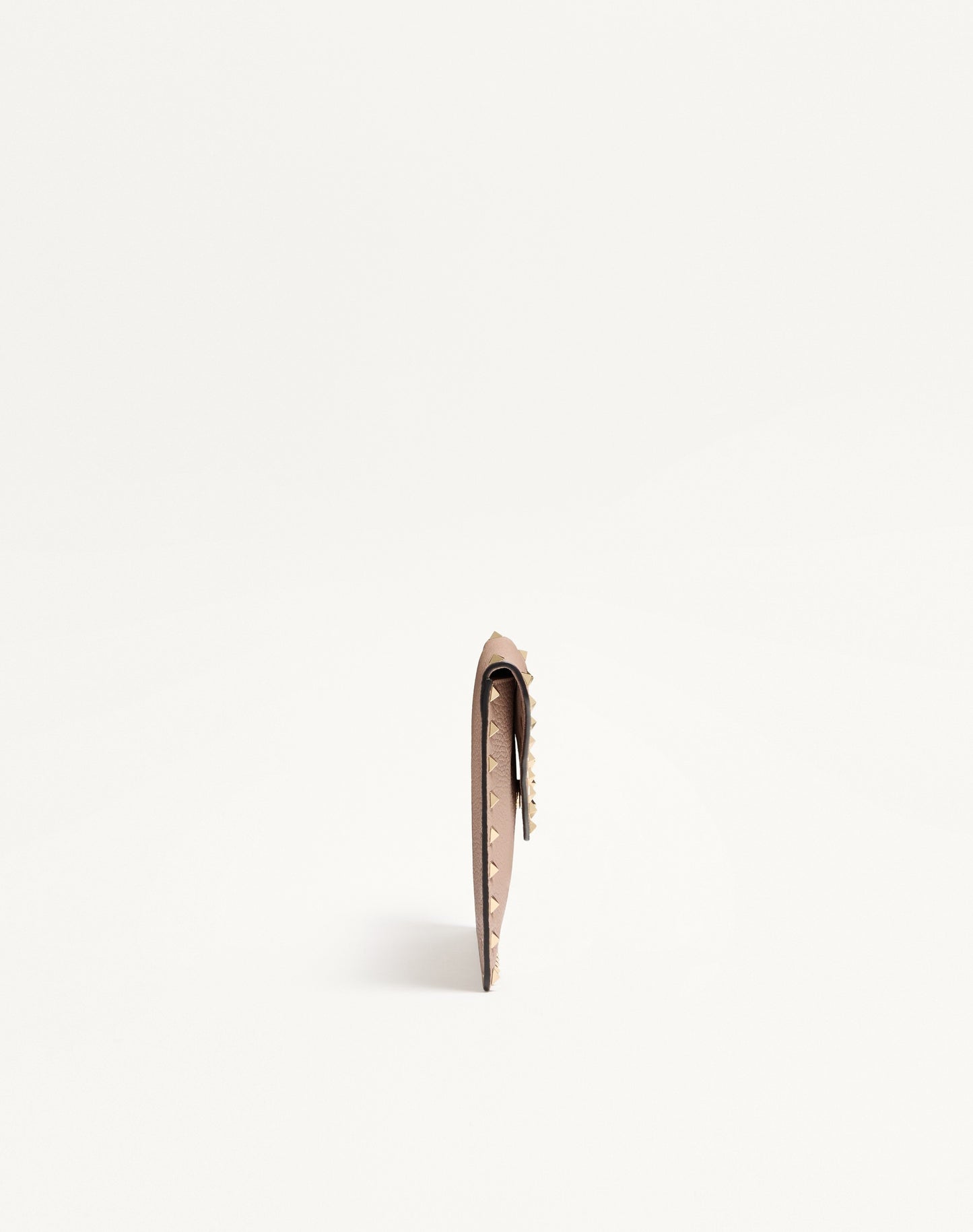 Rockstud Grainy Calfskin Pouch