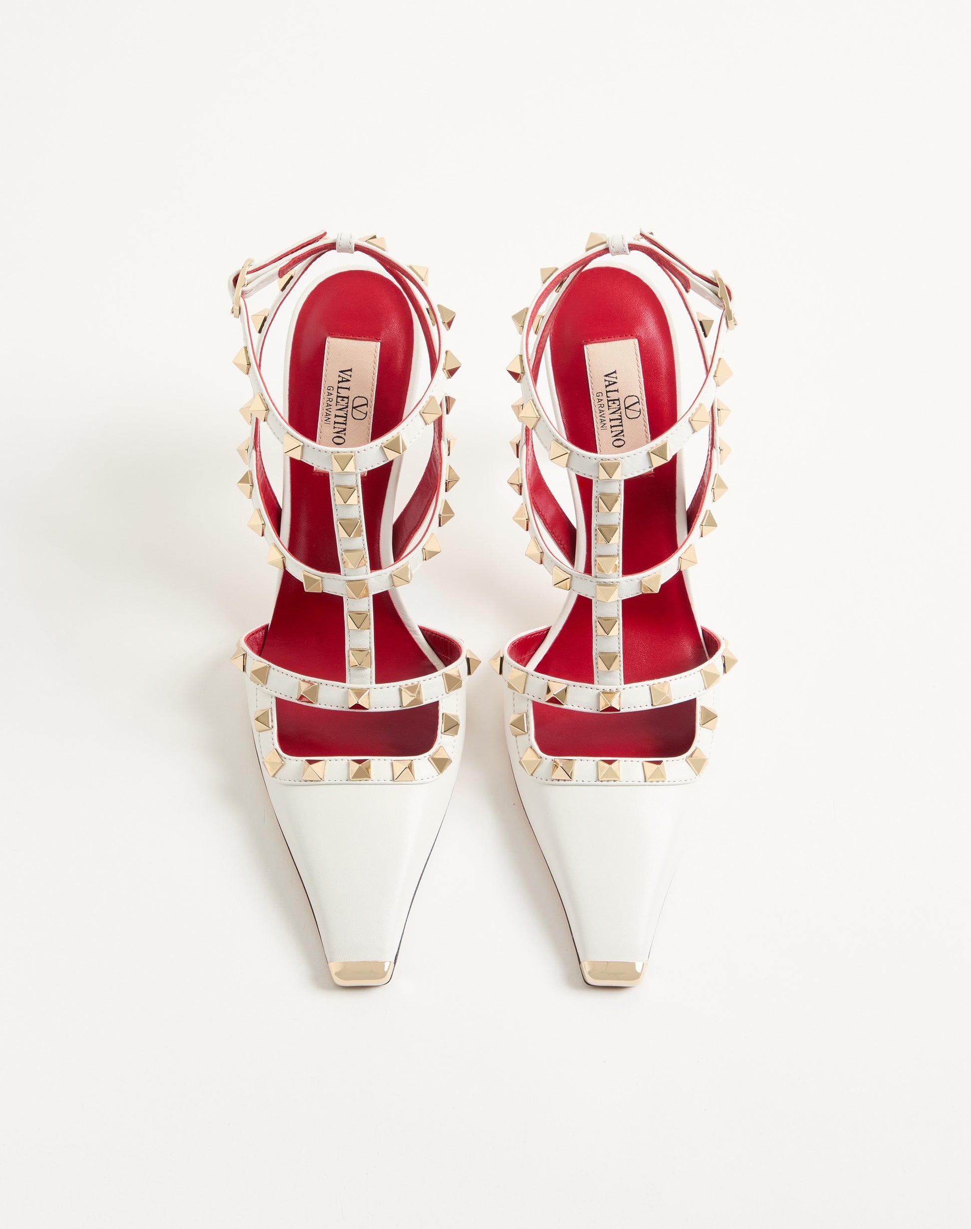 Rockstud Kidskin Pumps 100mm