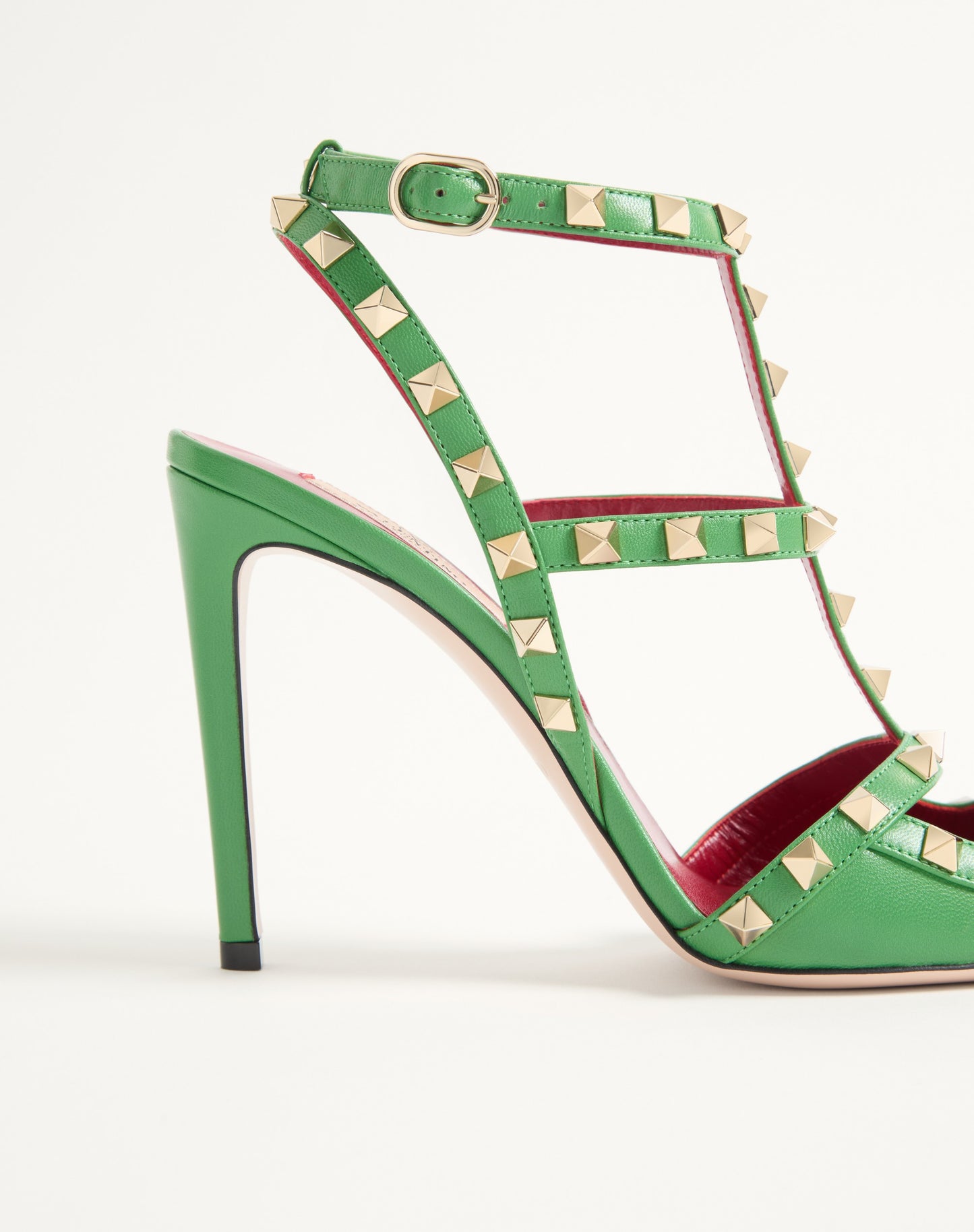 Rockstud Kidskin Pumps 100mm