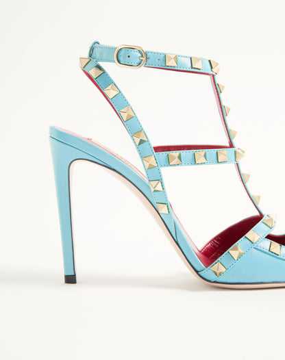 Rockstud Kidskin Pumps 100mm