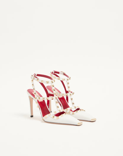 Rockstud Kidskin Pumps 100mm