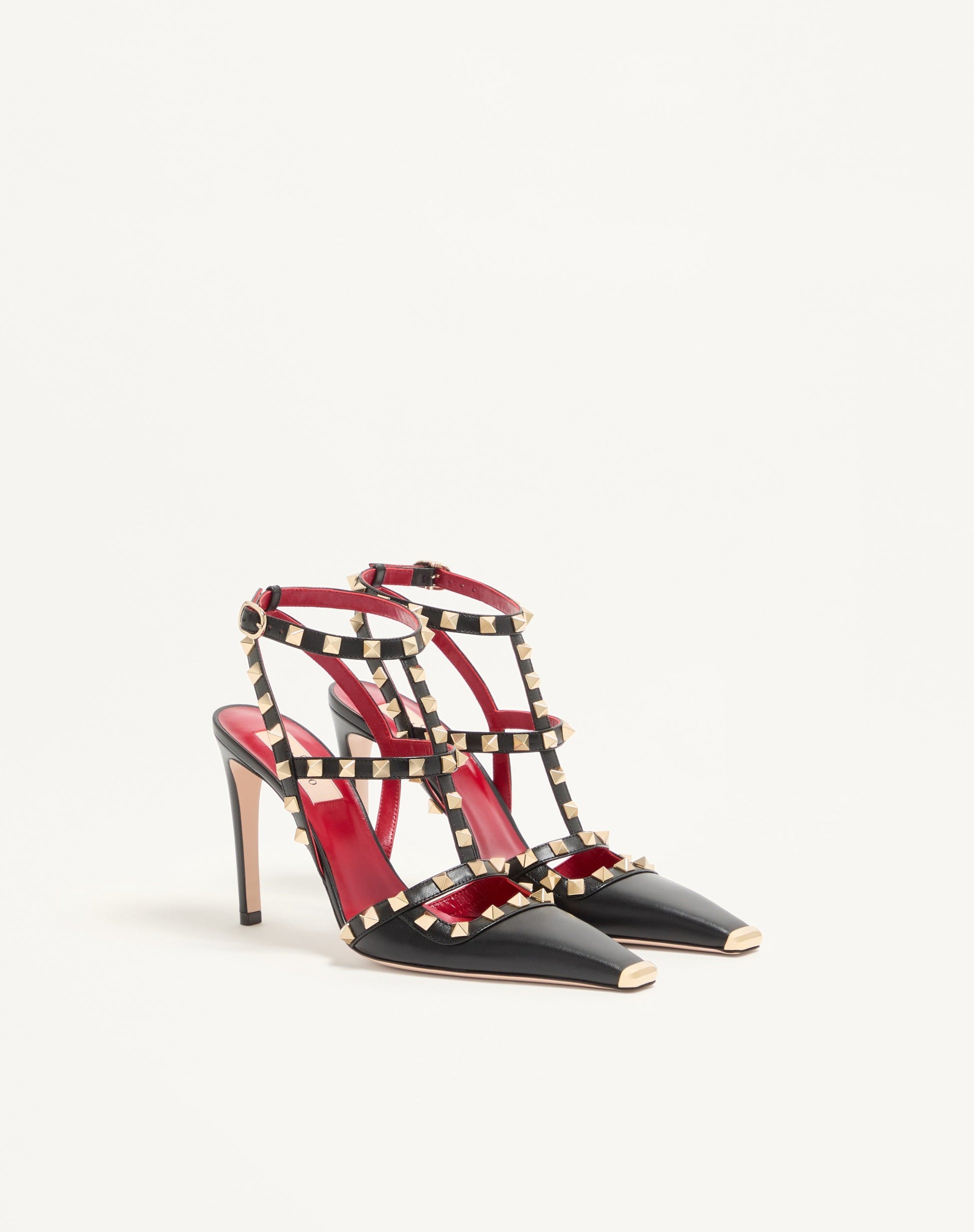 Rockstud Kidskin Pumps 100mm