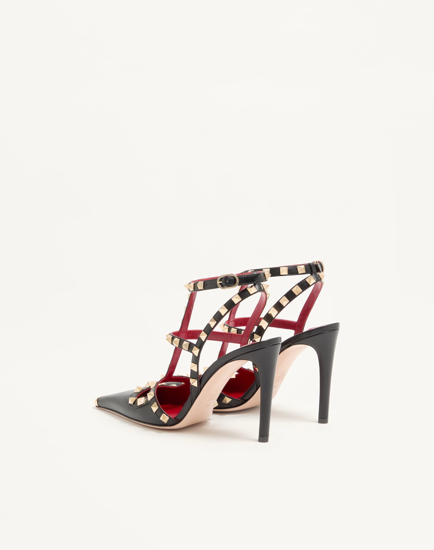 Rockstud Kidskin Pumps 100mm