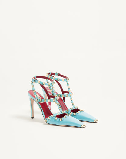 Rockstud Kidskin Pumps 100mm