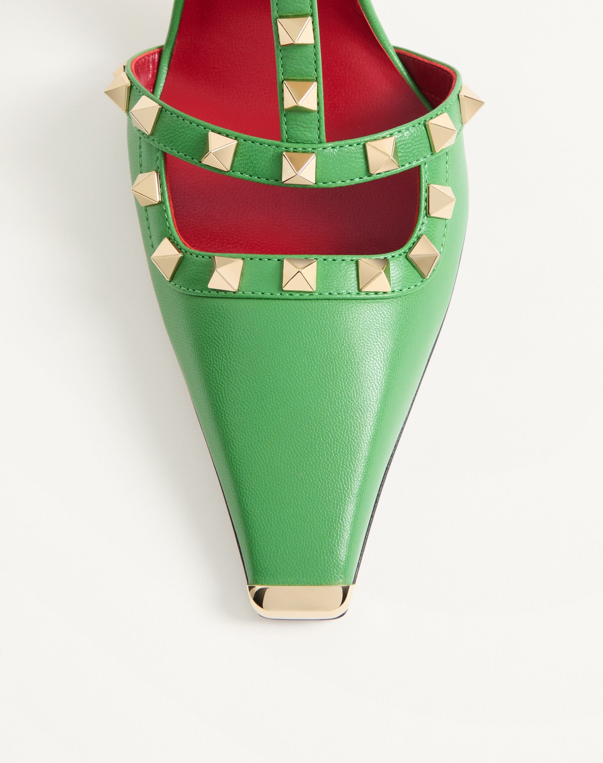 Rockstud Kidskin Pumps 100mm