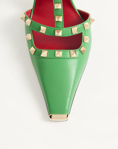 Rockstud Kidskin Pumps 100mm