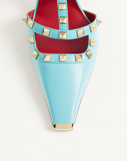 Rockstud Kidskin Pumps 100mm