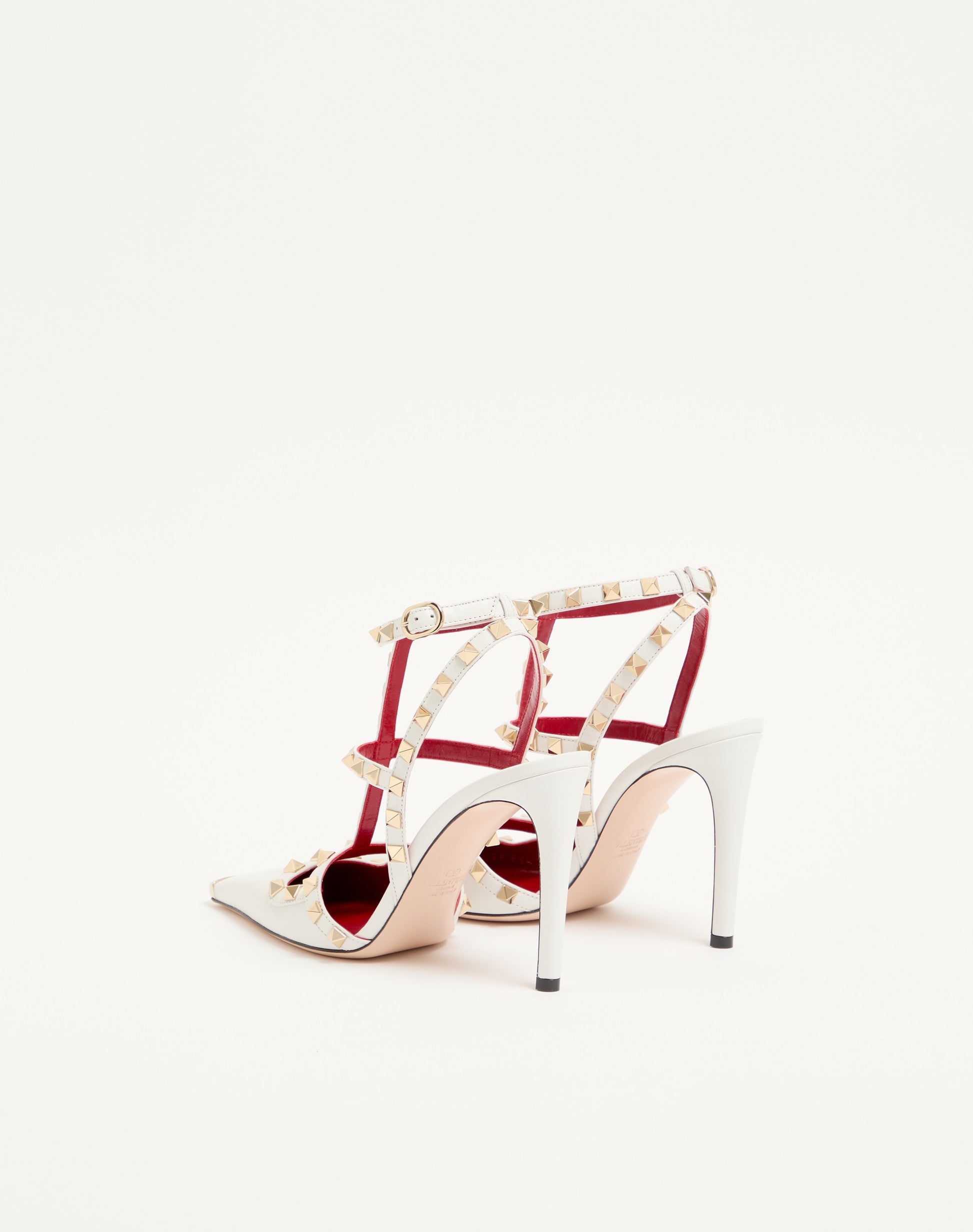 Rockstud Kidskin Pumps 100mm