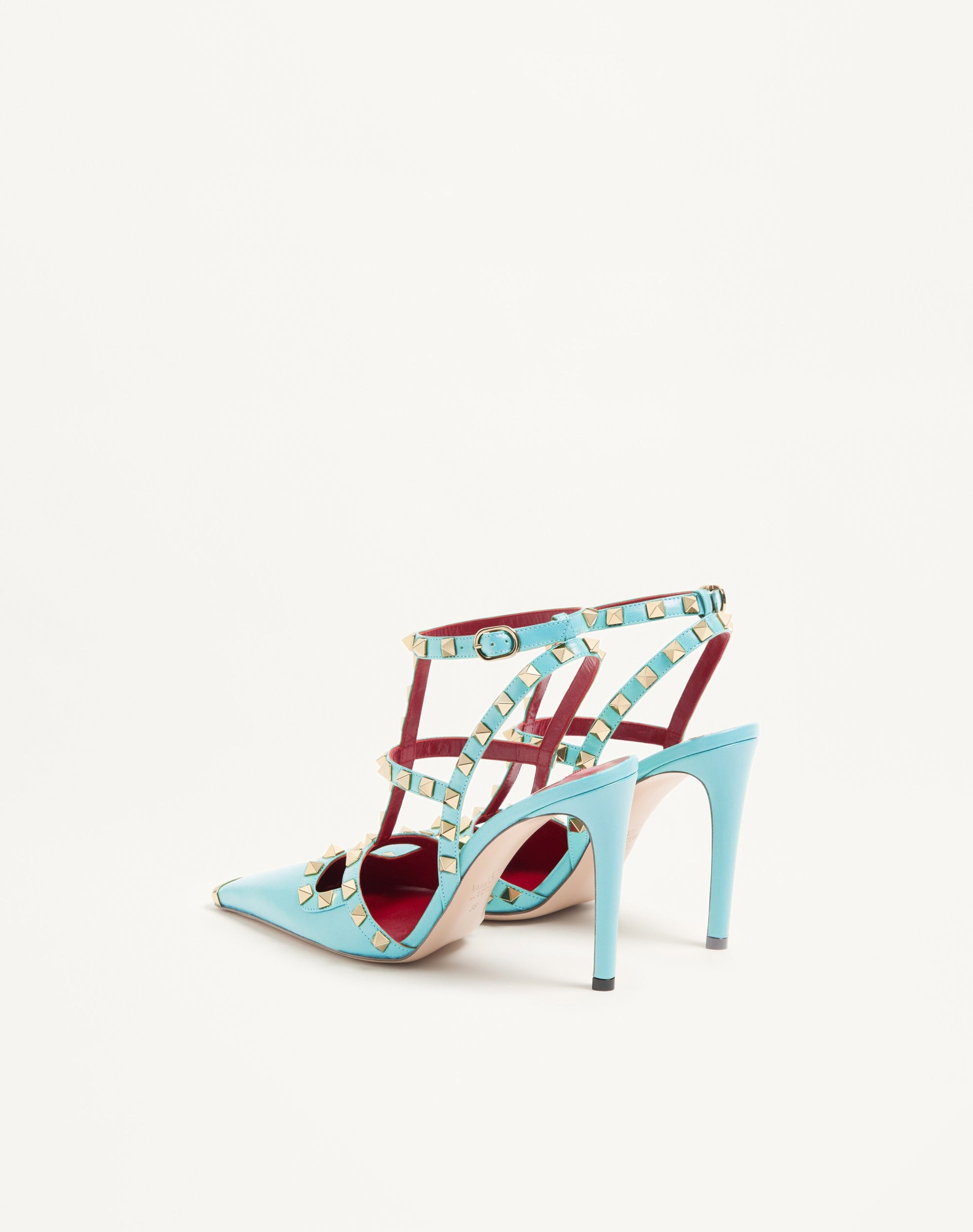 Rockstud Kidskin Pumps 100mm