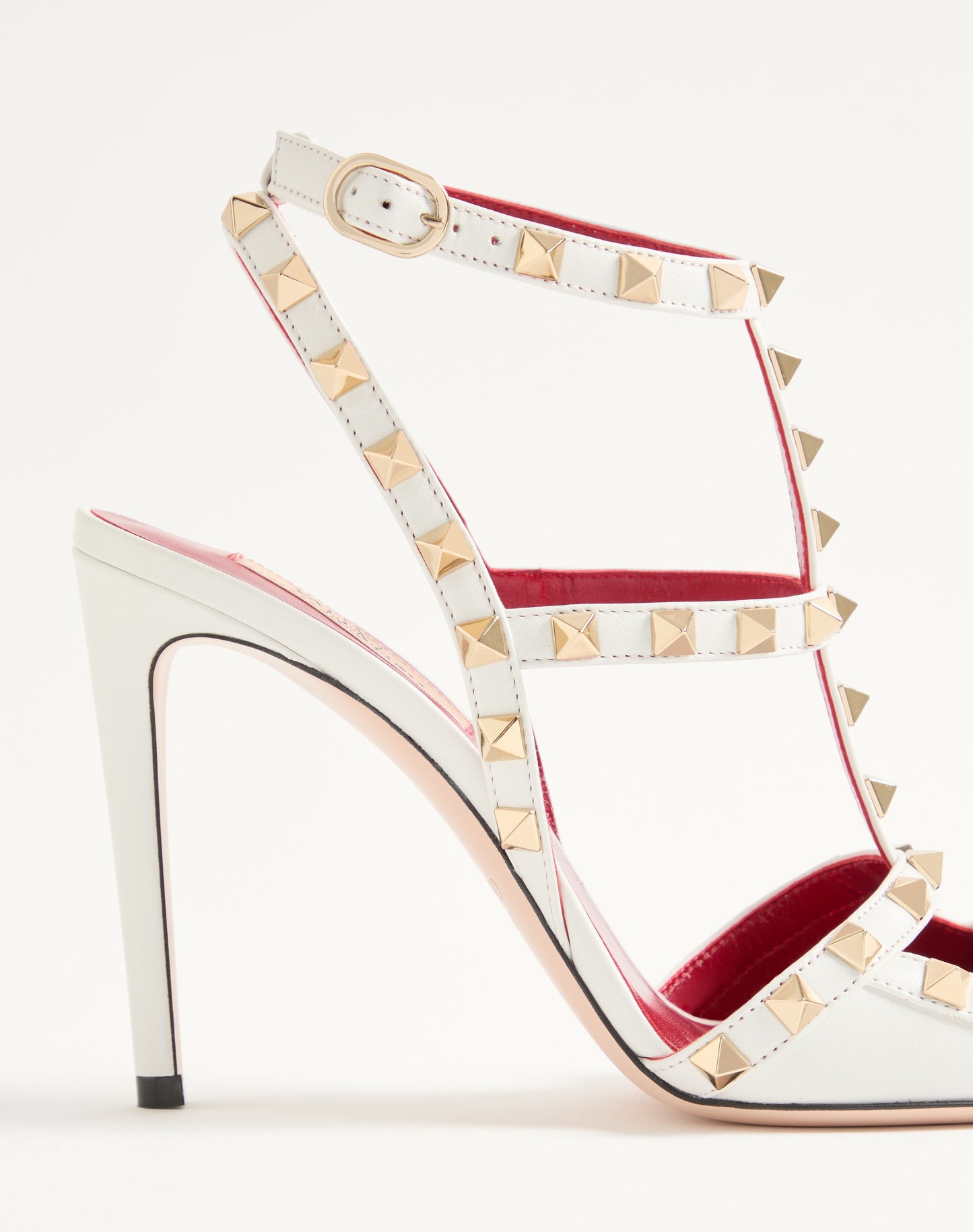 Rockstud Kidskin Pumps 100mm