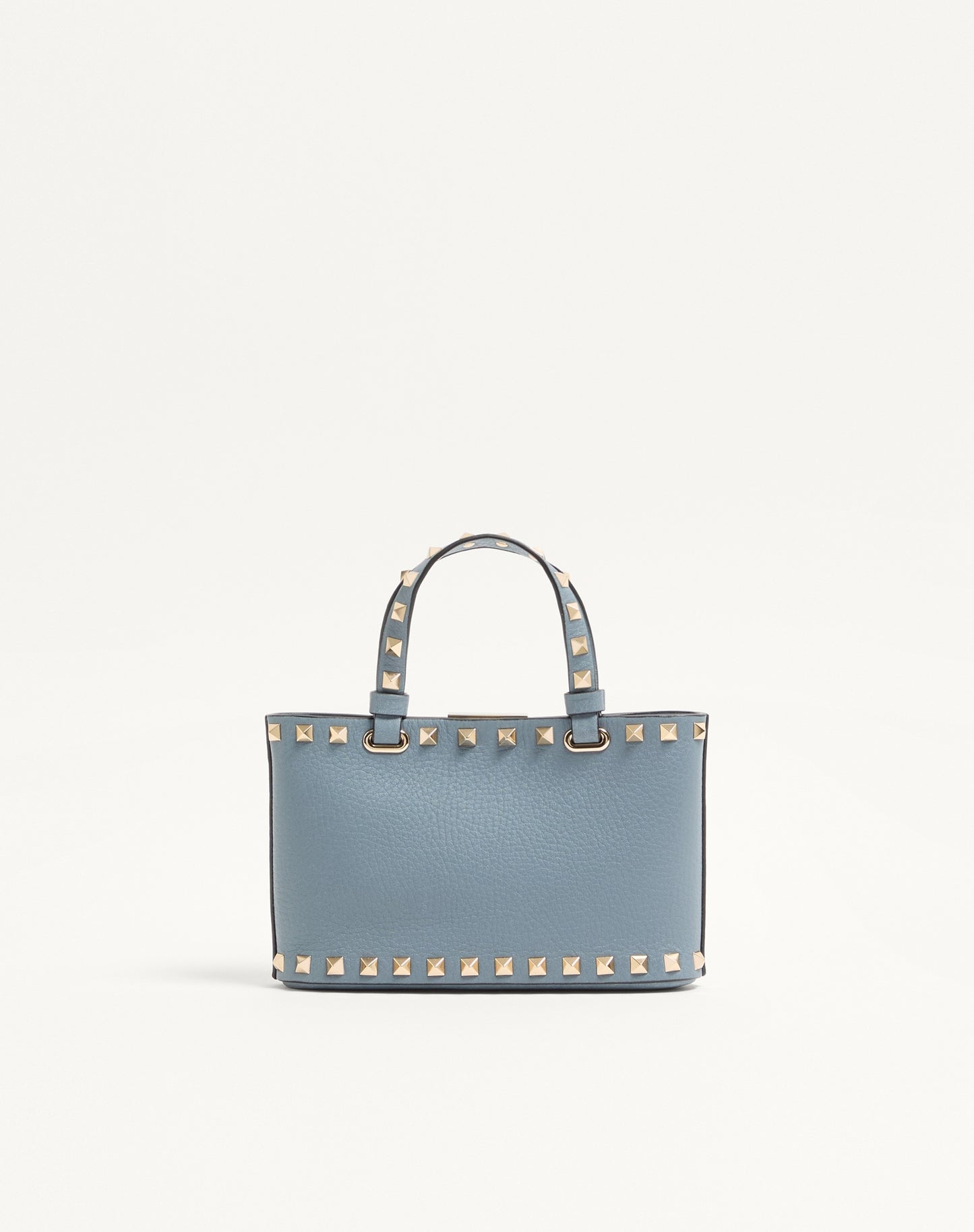 Rockstud Mini Shopping Bag In Grainy Calfskin