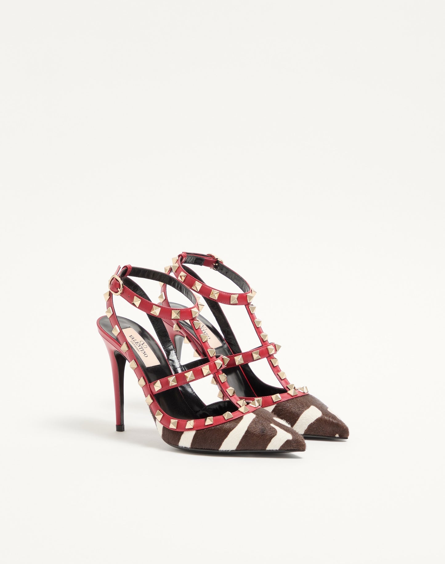 Rockstud Pumps In Pony-effect Calfskin 100mm