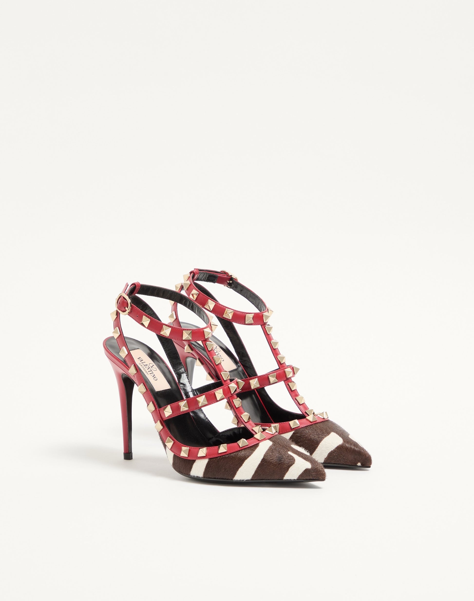 Rockstud Pumps In Pony-effect Calfskin 100mm