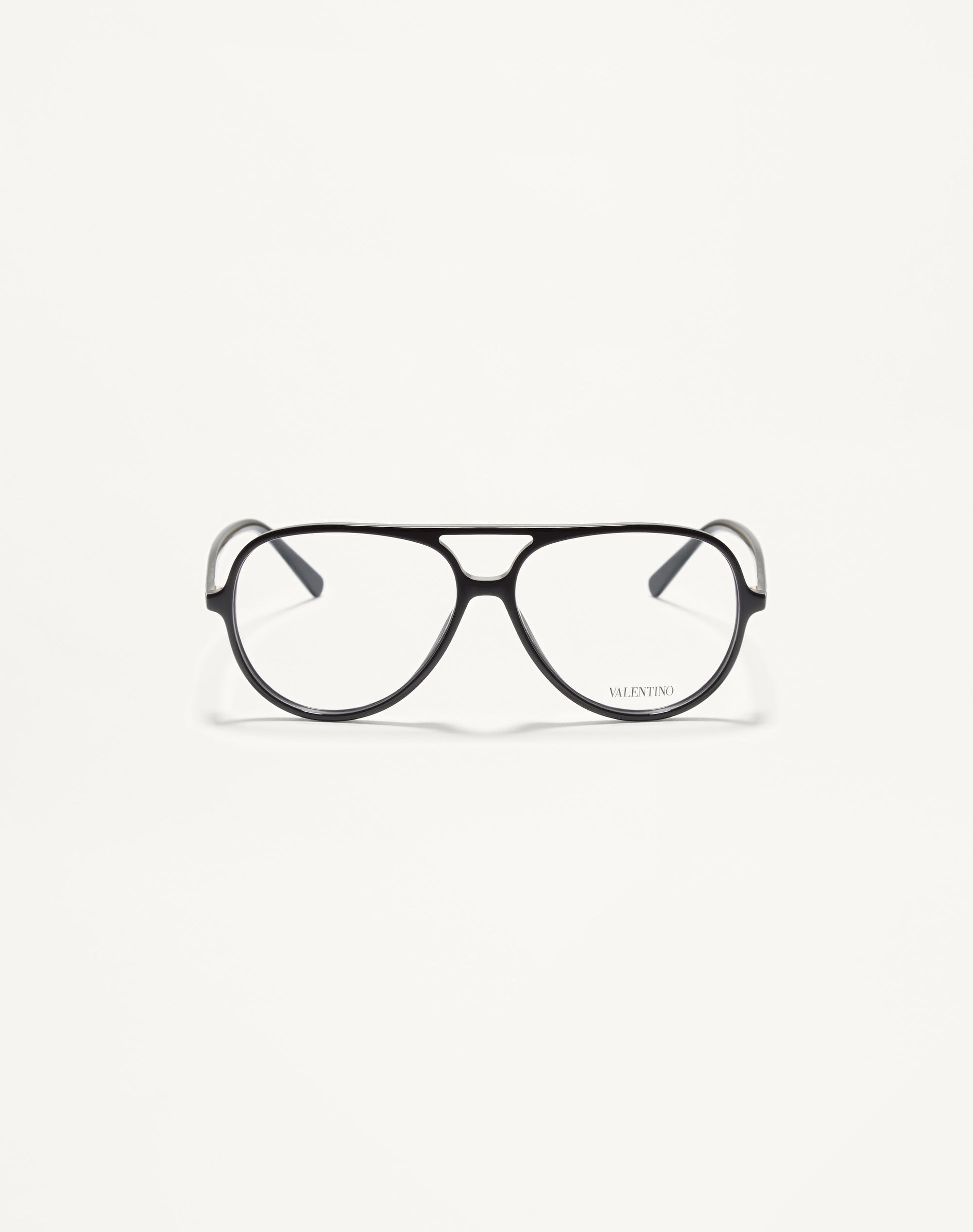 Round Acetate Eyewear in Black