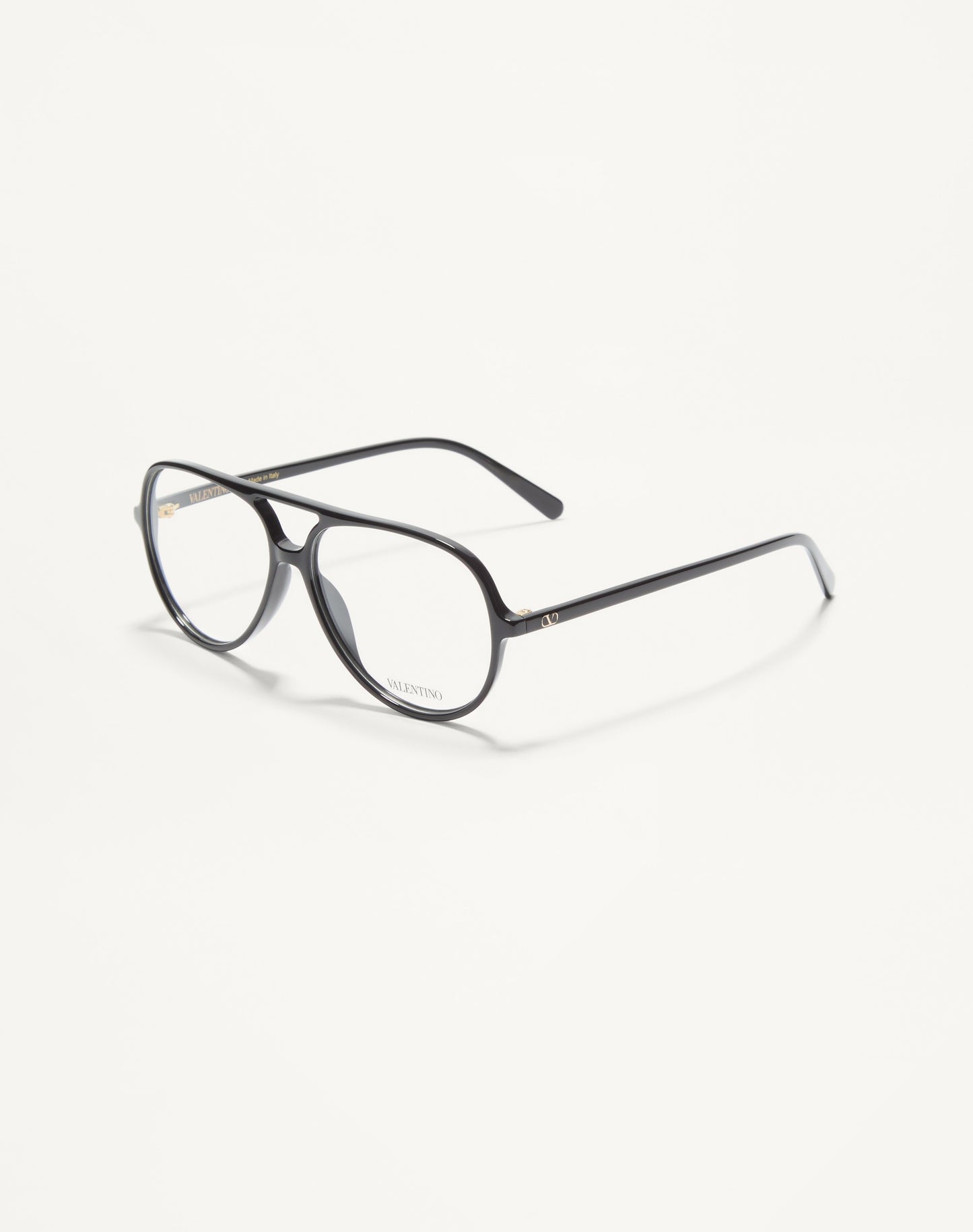 Round Acetate Eyewear in Black