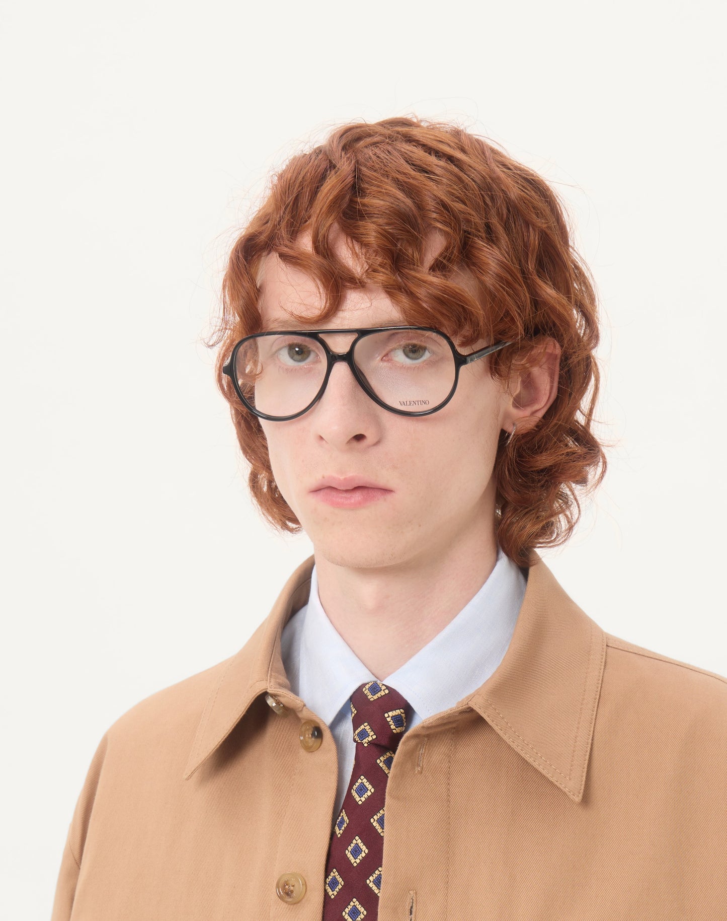 Round Acetate Eyewear in Black