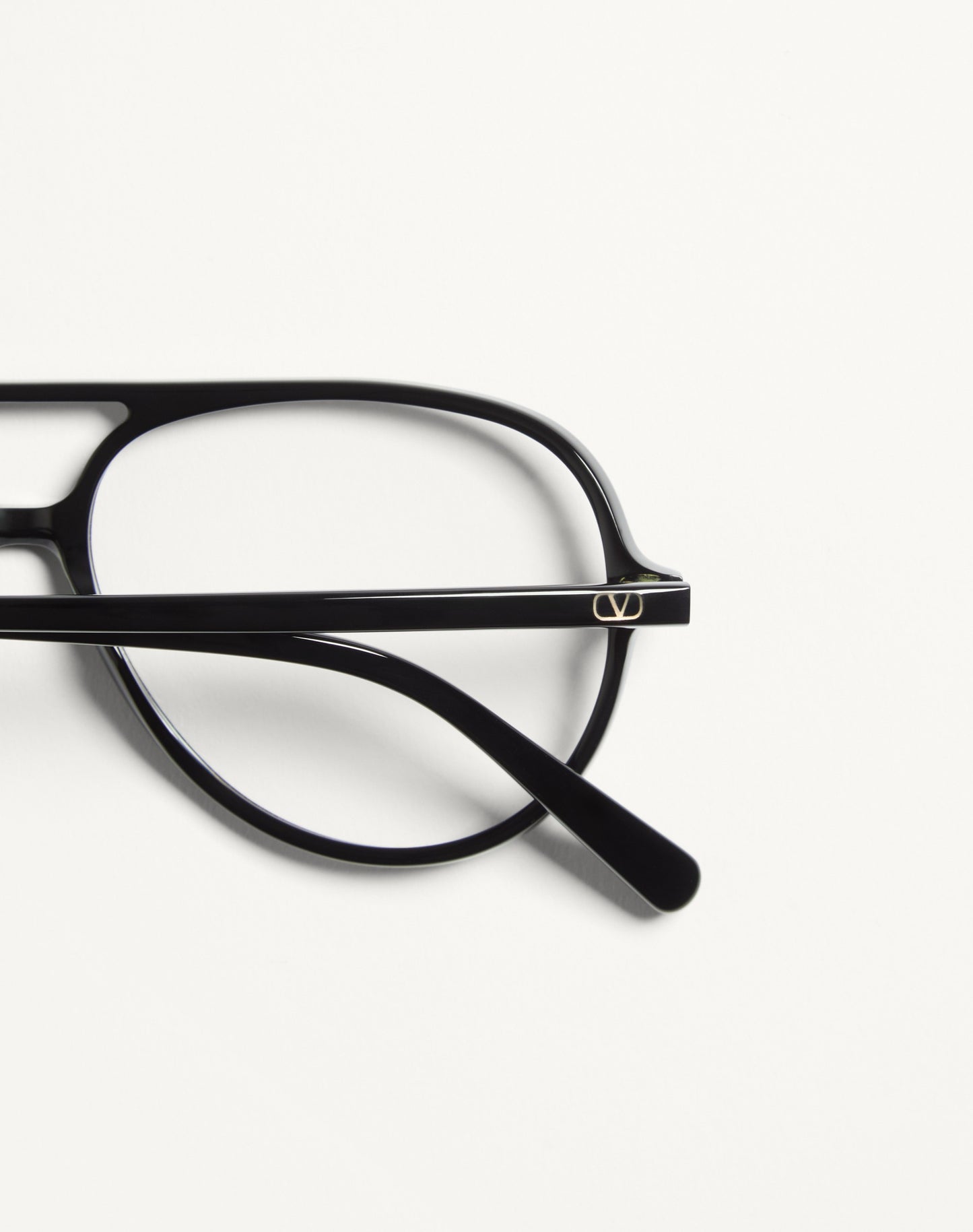 Round Acetate Eyewear in Black