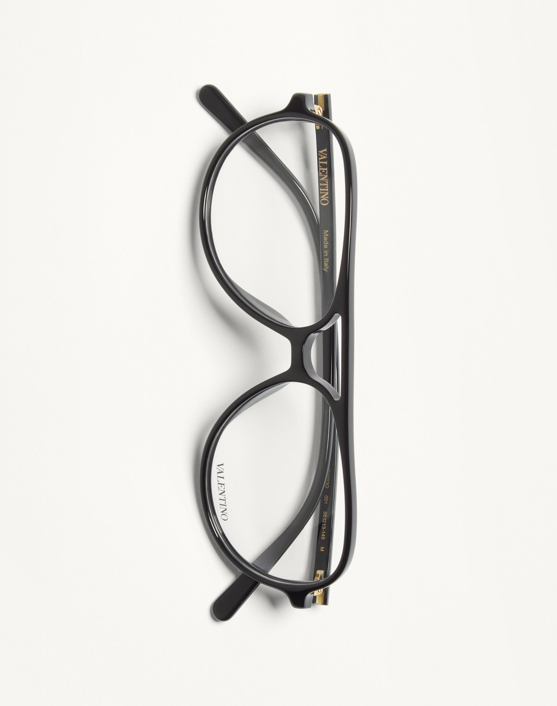 Round Acetate Eyewear in Black