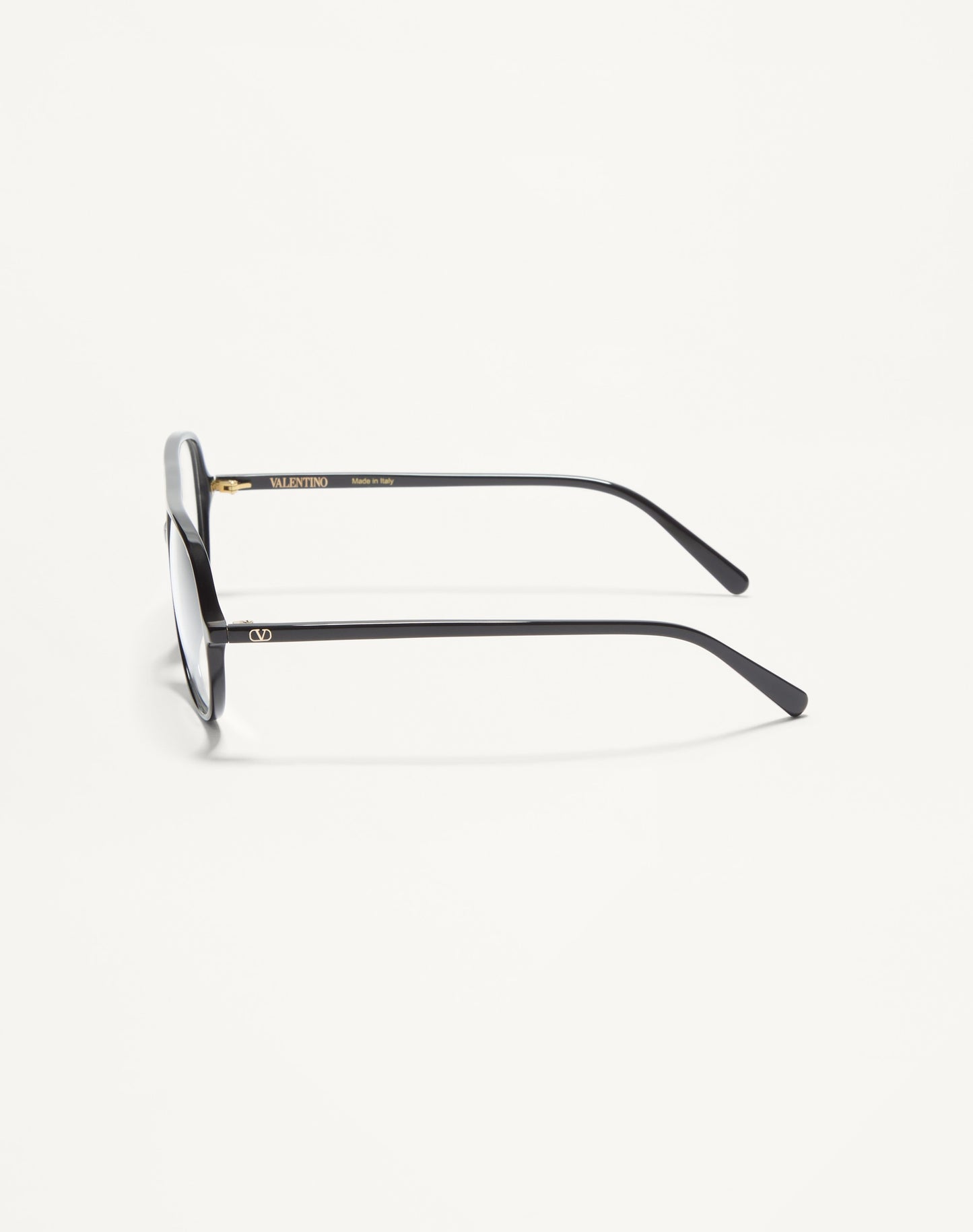 Round Acetate Eyewear in Black