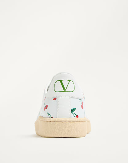 Royco Sneaker In Nappa Calfskin With Cherryfic Pattern