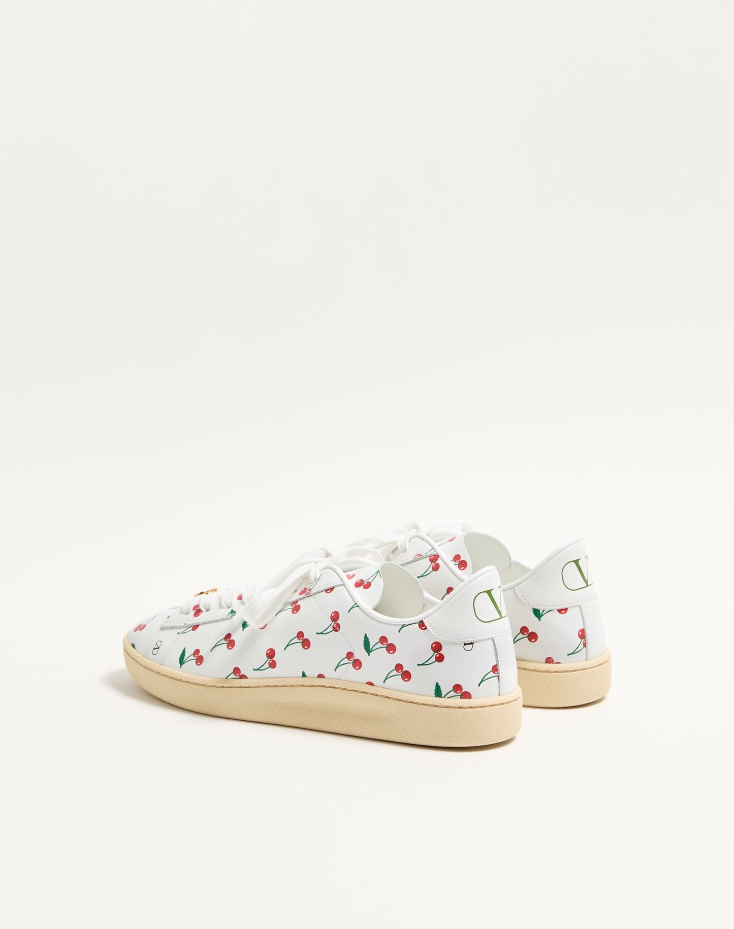 Royco Sneaker In Nappa Calfskin With Cherryfic Pattern
