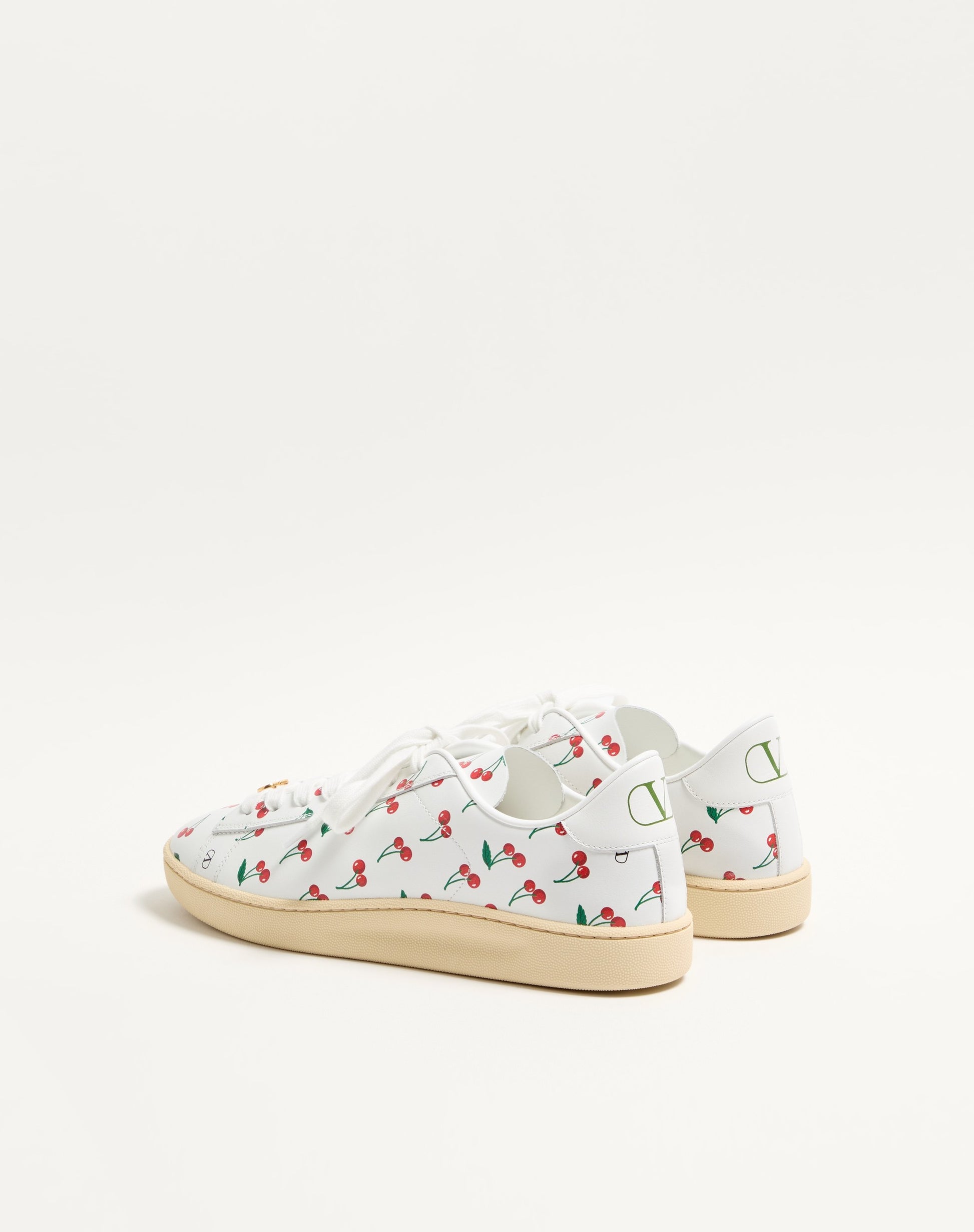 Royco Sneaker In Nappa Calfskin With Cherryfic Pattern