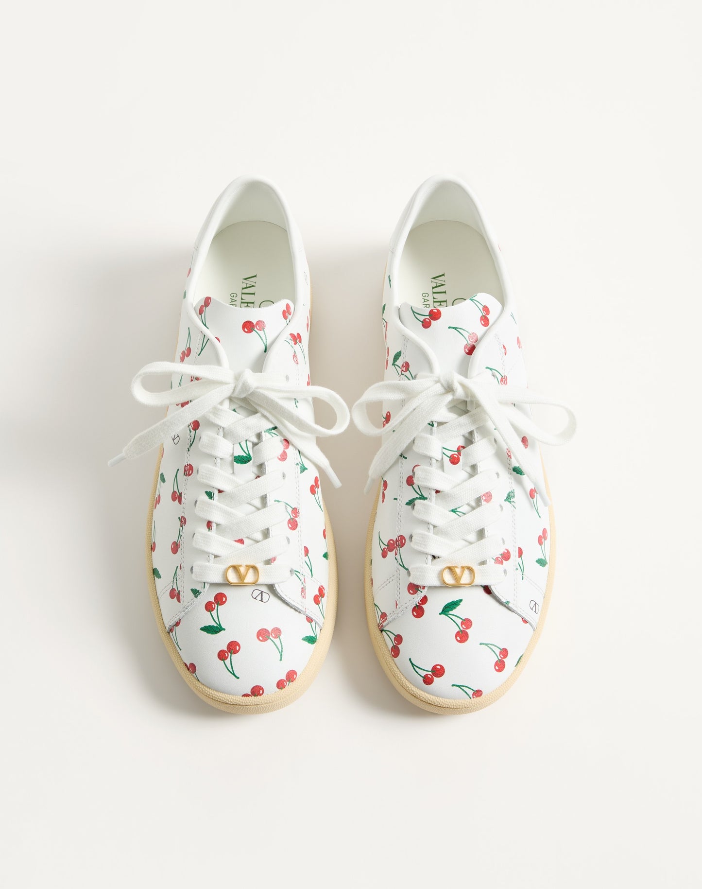 Royco Sneaker In Nappa Calfskin With Cherryfic Pattern