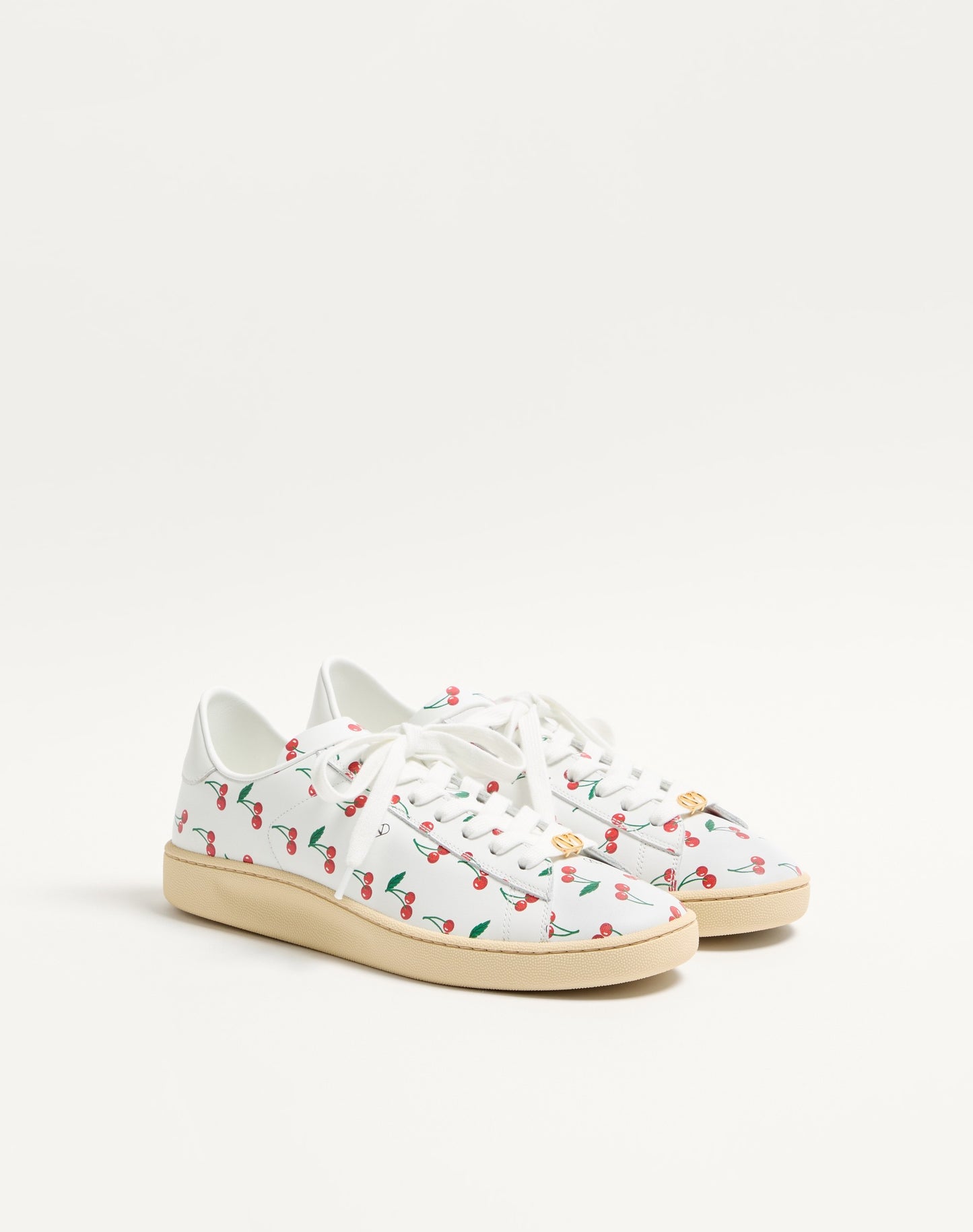 Royco Sneaker In Nappa Calfskin With Cherryfic Pattern