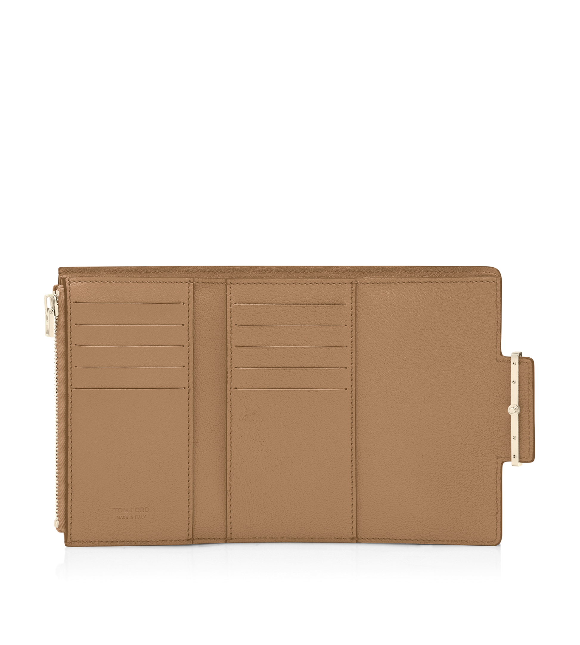 Supple Grain Leather Aube Compact Wallet