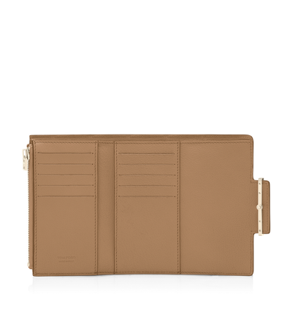 Supple Grain Leather Aube Compact Wallet