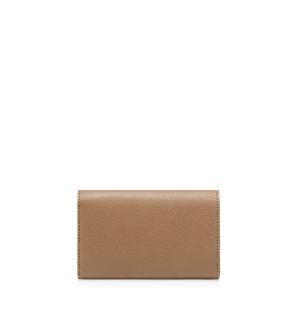 Supple Grain Leather Aube Compact Wallet
