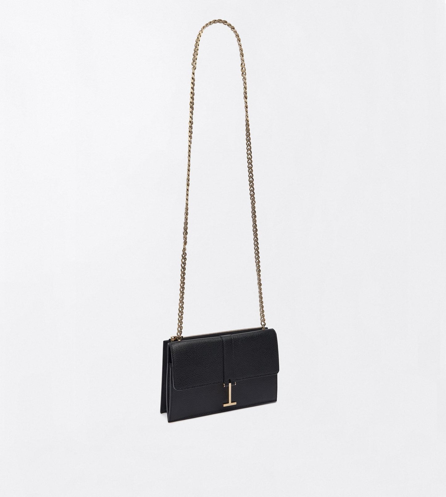 Grain Leather Kara Mini Bag On Chain