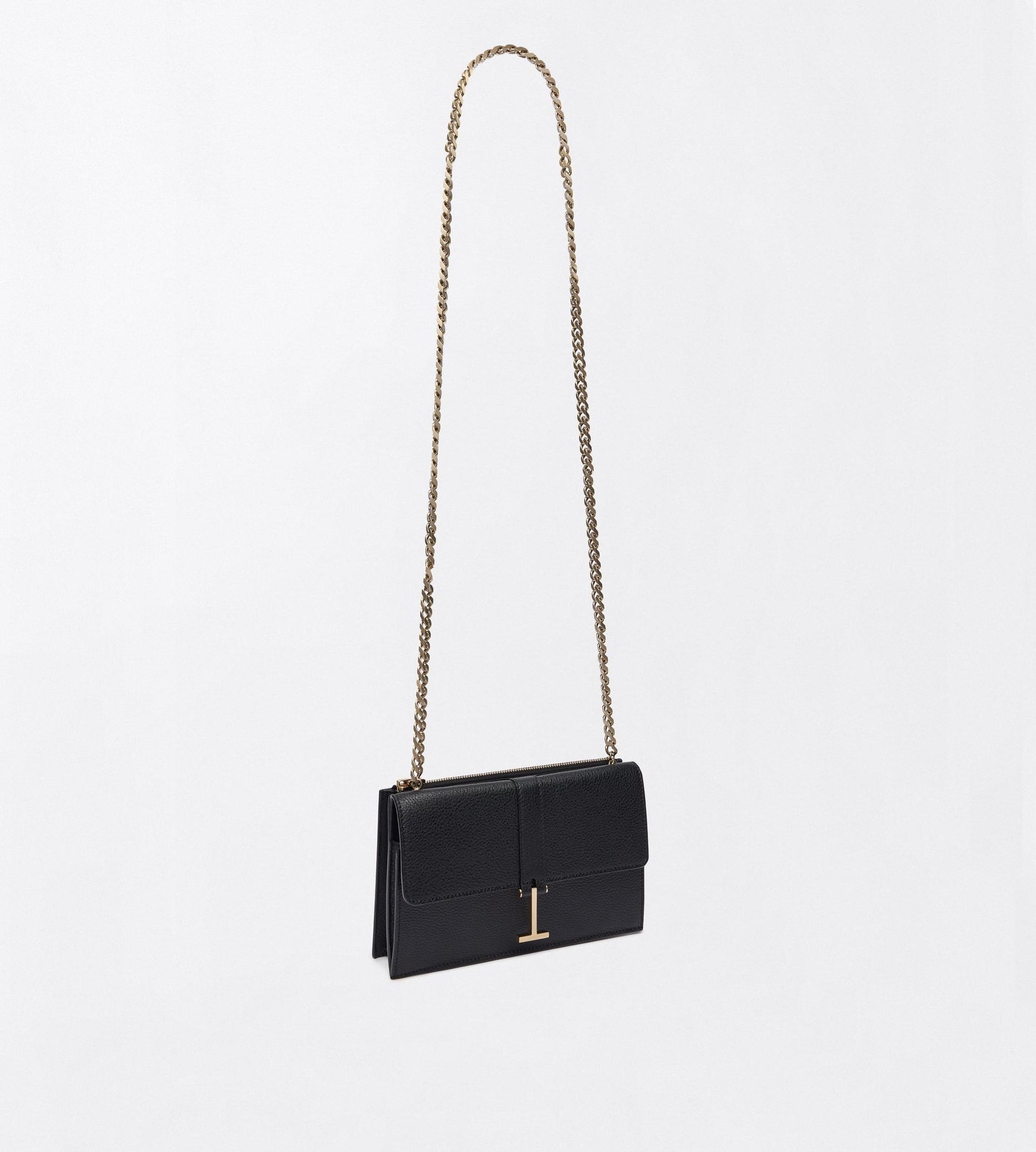 Grain Leather Kara Mini Bag On Chain