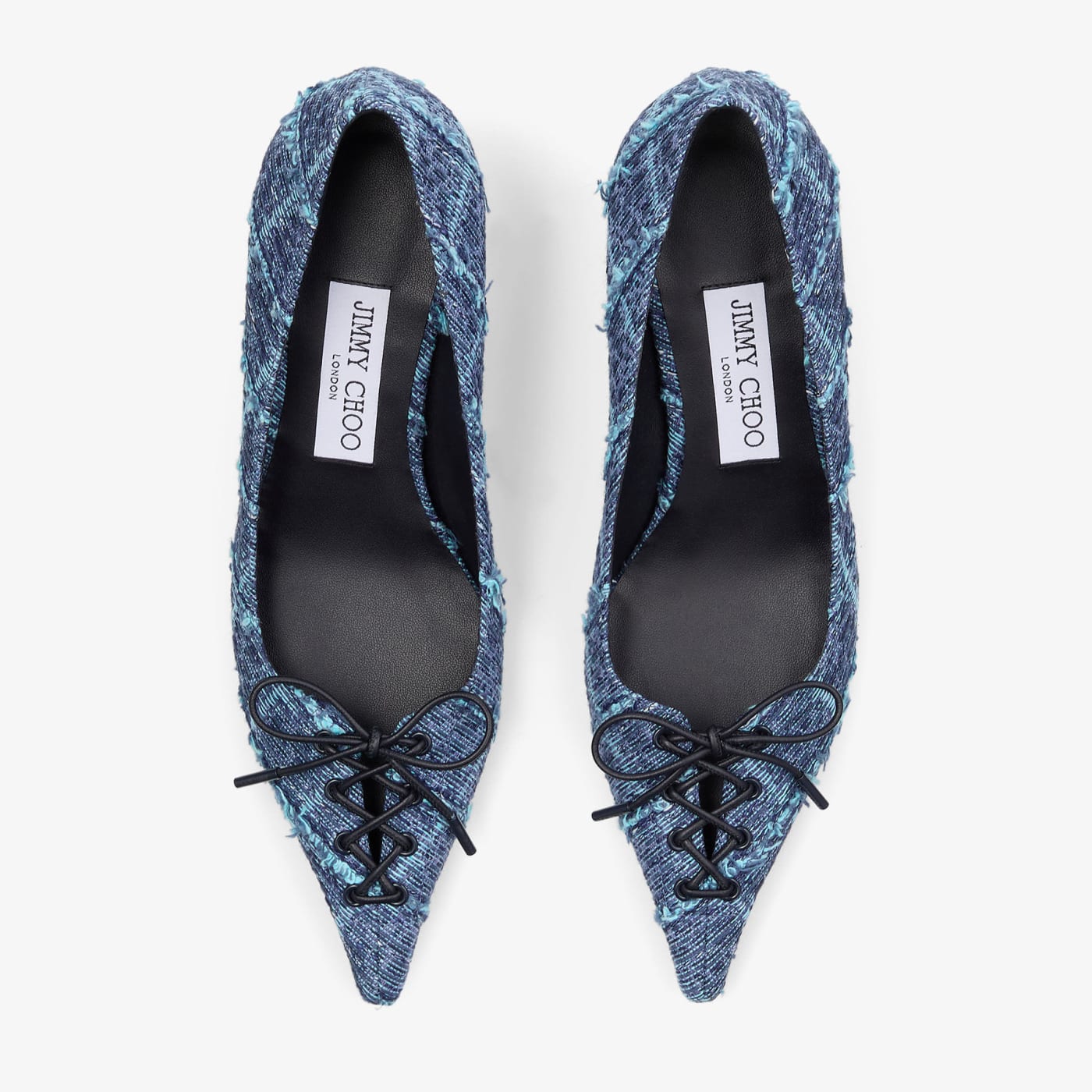 Scarlett 50 Crosshatch Denim Pumps