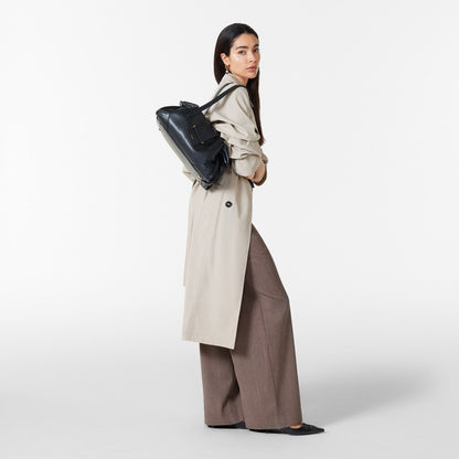 Scarlett 50 Black Nappa Leather Pumps