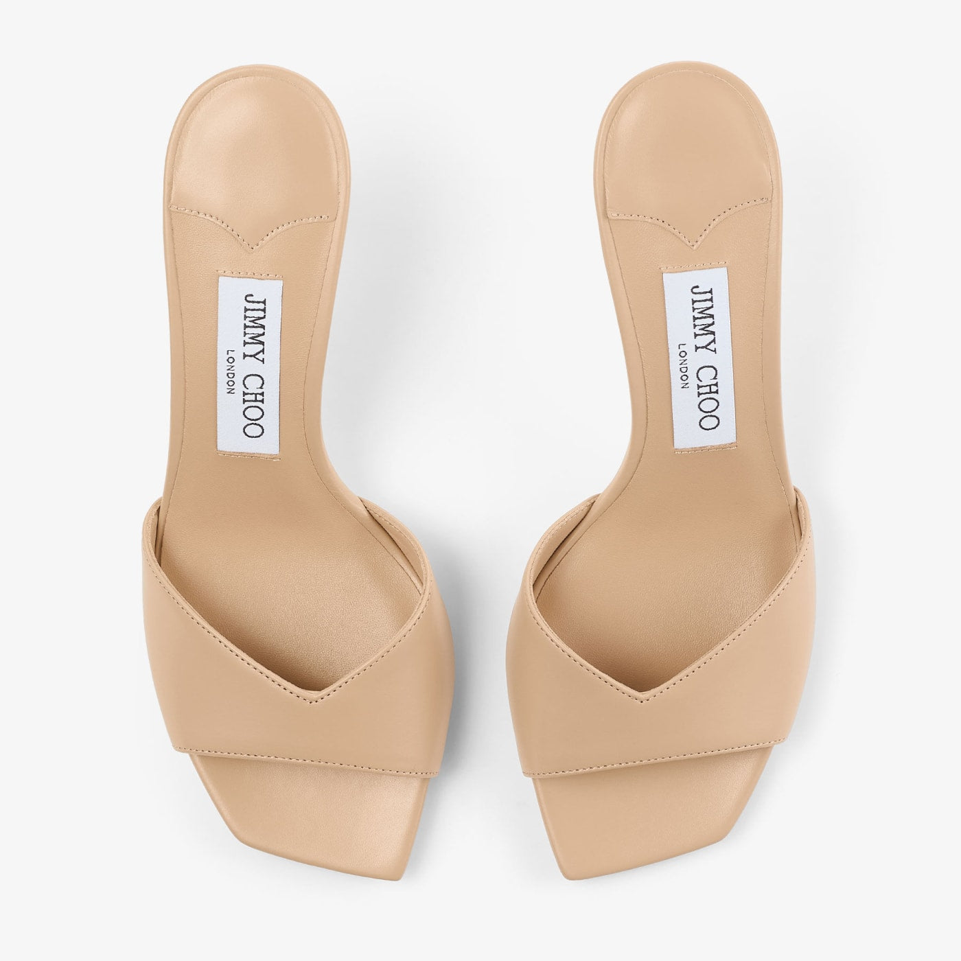 Skye 70 Chai Calf Leather Mule Sandals