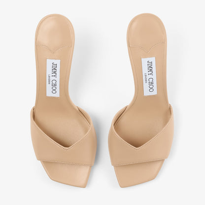 Skye 70 Chai Calf Leather Mule Sandals