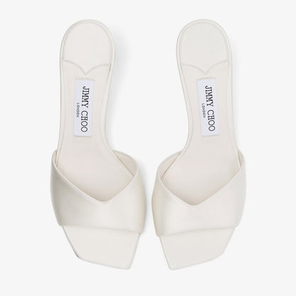 Skye 70 Ivory Satin Sandals