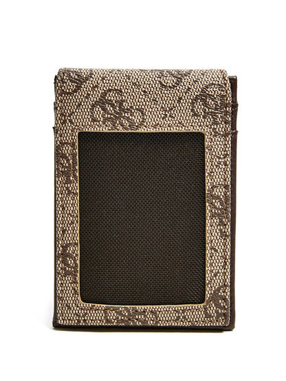 Don Logo-Print Magnetic Card Case