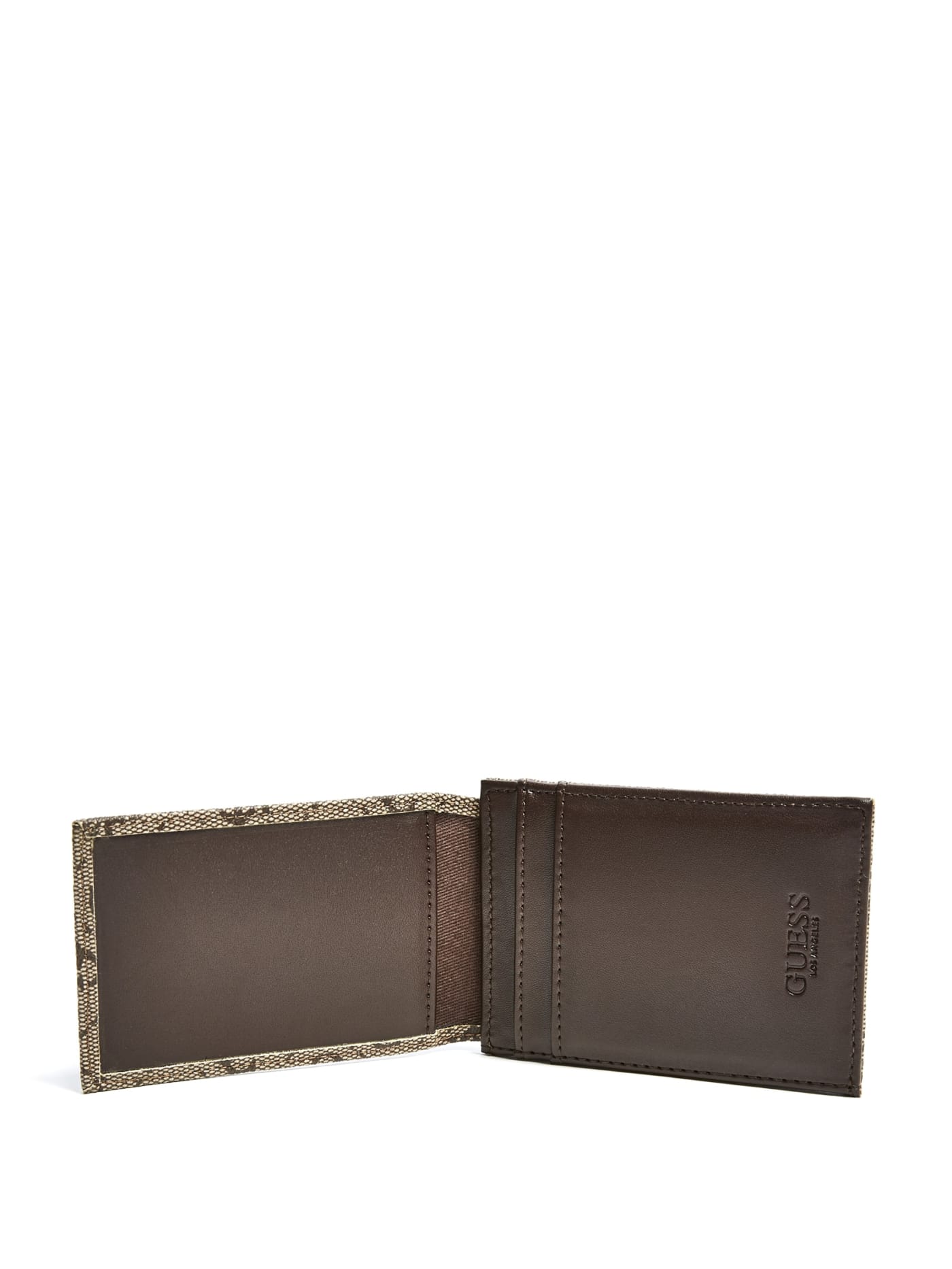 Don Logo-Print Magnetic Card Case