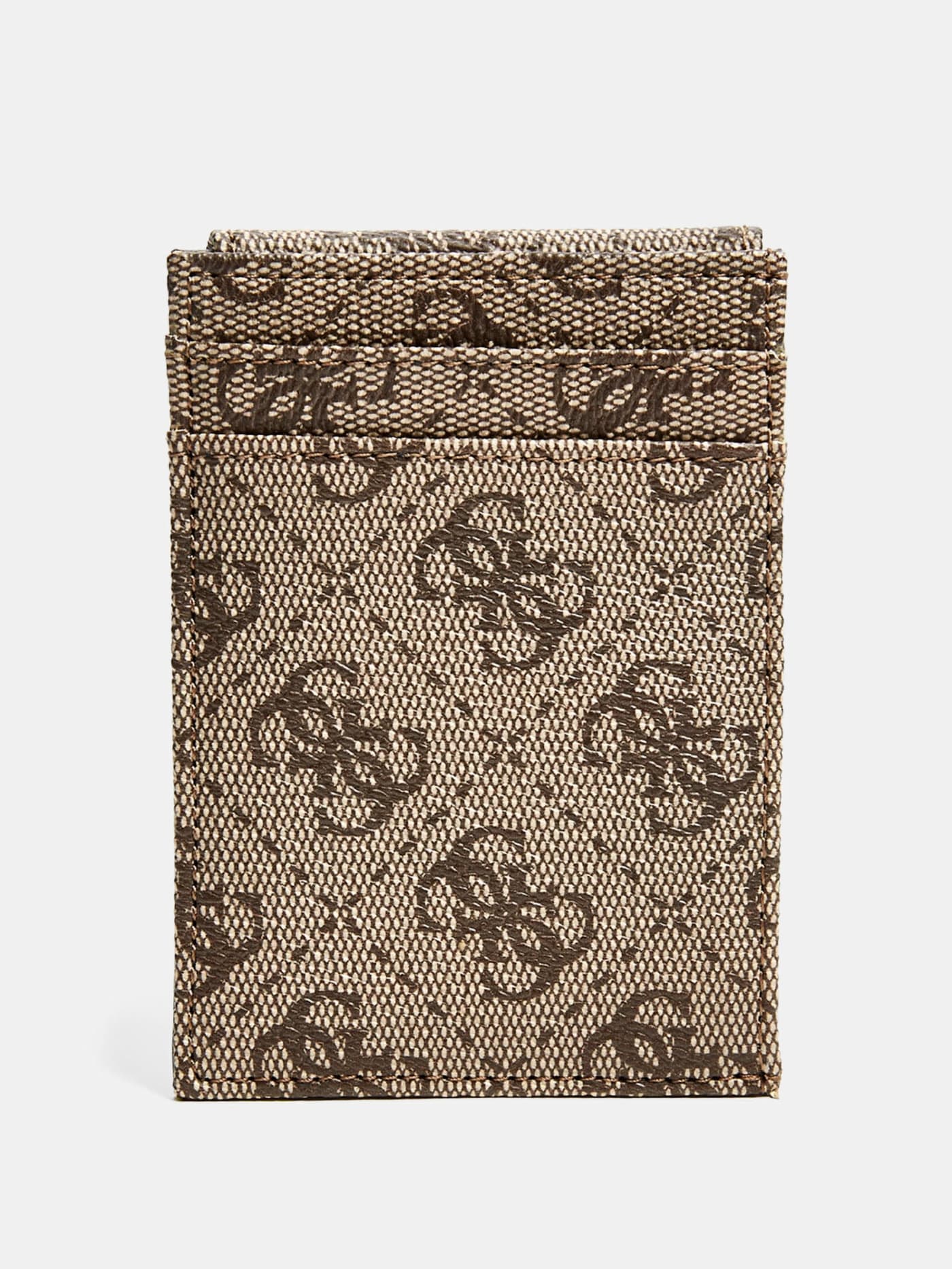 Don Logo-Print Magnetic Card Case