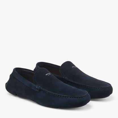 Stanly Driver Navy Reverse Suede Driver