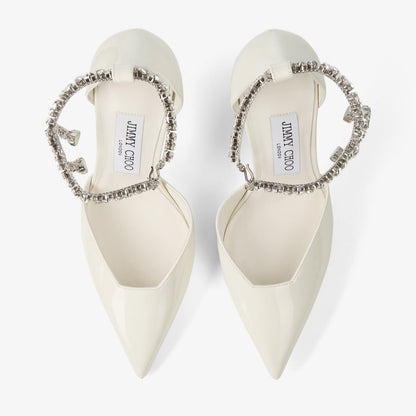 Stevie 100 Latte Patent Leather Pumps